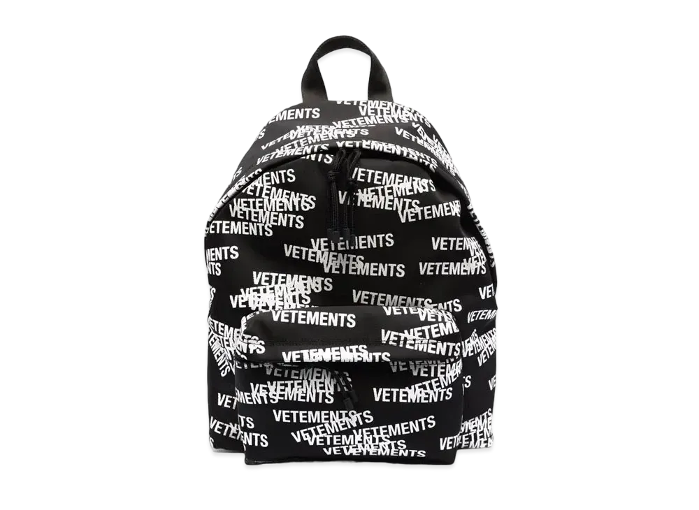 VETEMENTS Logo Backpack "Black"