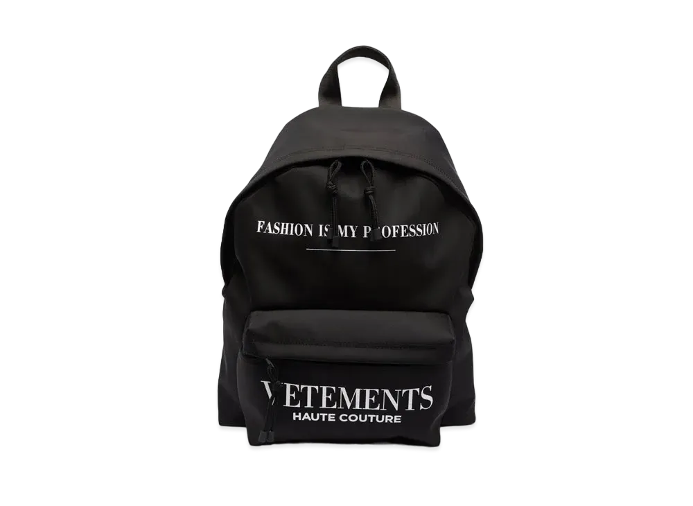 VETEMENTS Logo Backpack "Black"