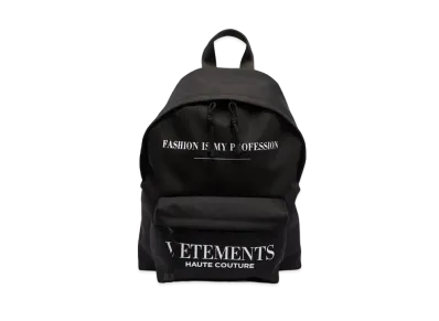 VETEMENTS Logo Backpack "Black"