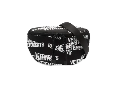 VETEMENTS Logo Belt Bag "Black"