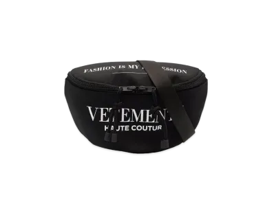 VETEMENTS Logo Belt Bag "Black"