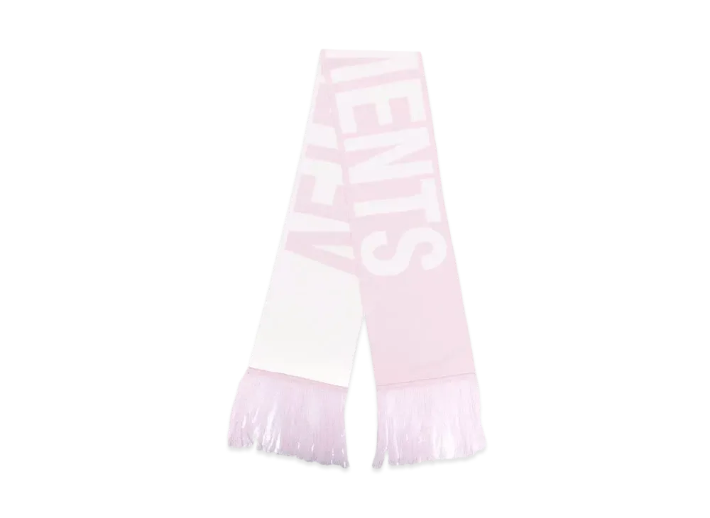 VETEMENTS Knit Scarf "Pink"