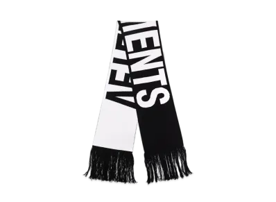 VETEMENTS Knit Scarf "Black"