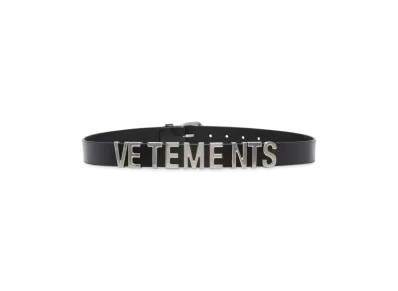 VETEMENTS Logo Belt "Black"