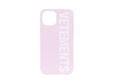 VETEMENTS Logo iPhone 12 Pro Case "Pink"