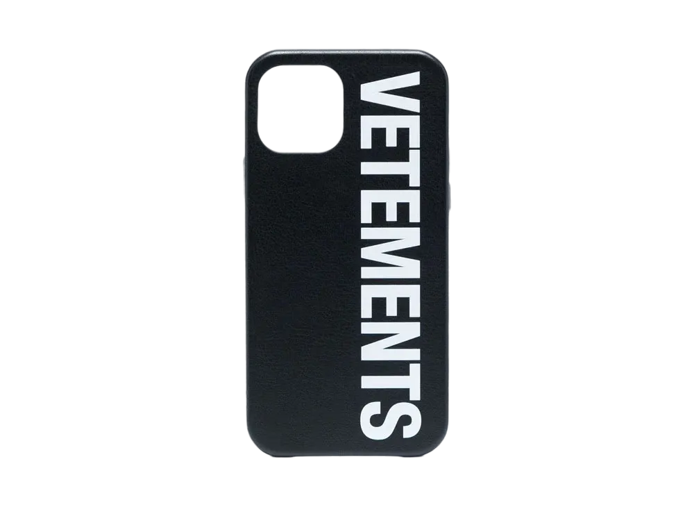 VETEMENTS Logo iPhone 12 Pro Case "Black"