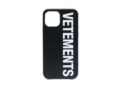 VETEMENTS Logo iPhone 12 Pro Case "Black"