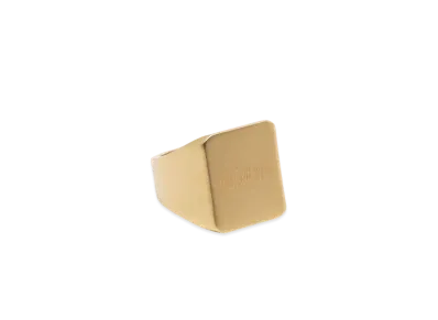 VETEMENTS Angrive Logo Signet Ring "Gold"