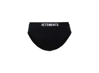 VETEMENTS Logo Brief "Black"