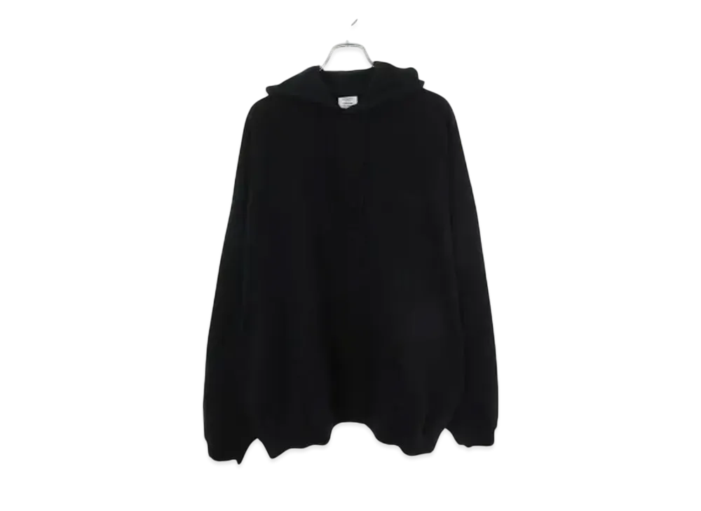 VETEMENTS Embroidered Tonal Logo Hoodie "Black" UA65HD100B