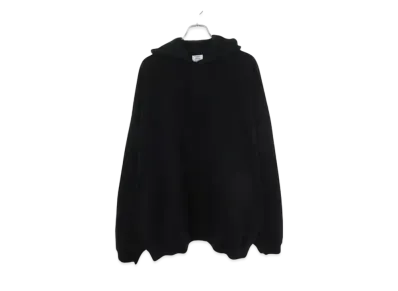 VETEMENTS Embroidered Tonal Logo Hoodie "Black" UA65HD100B
