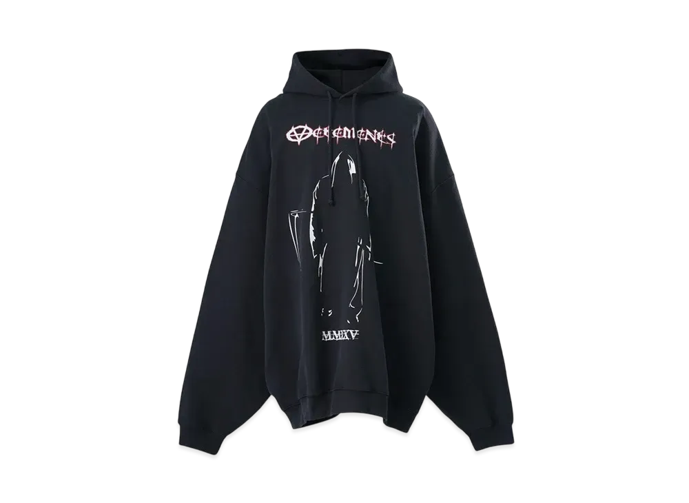 VETEMENTS Reaper Logo Hooded Longsleeve "Black" UA65HD450B