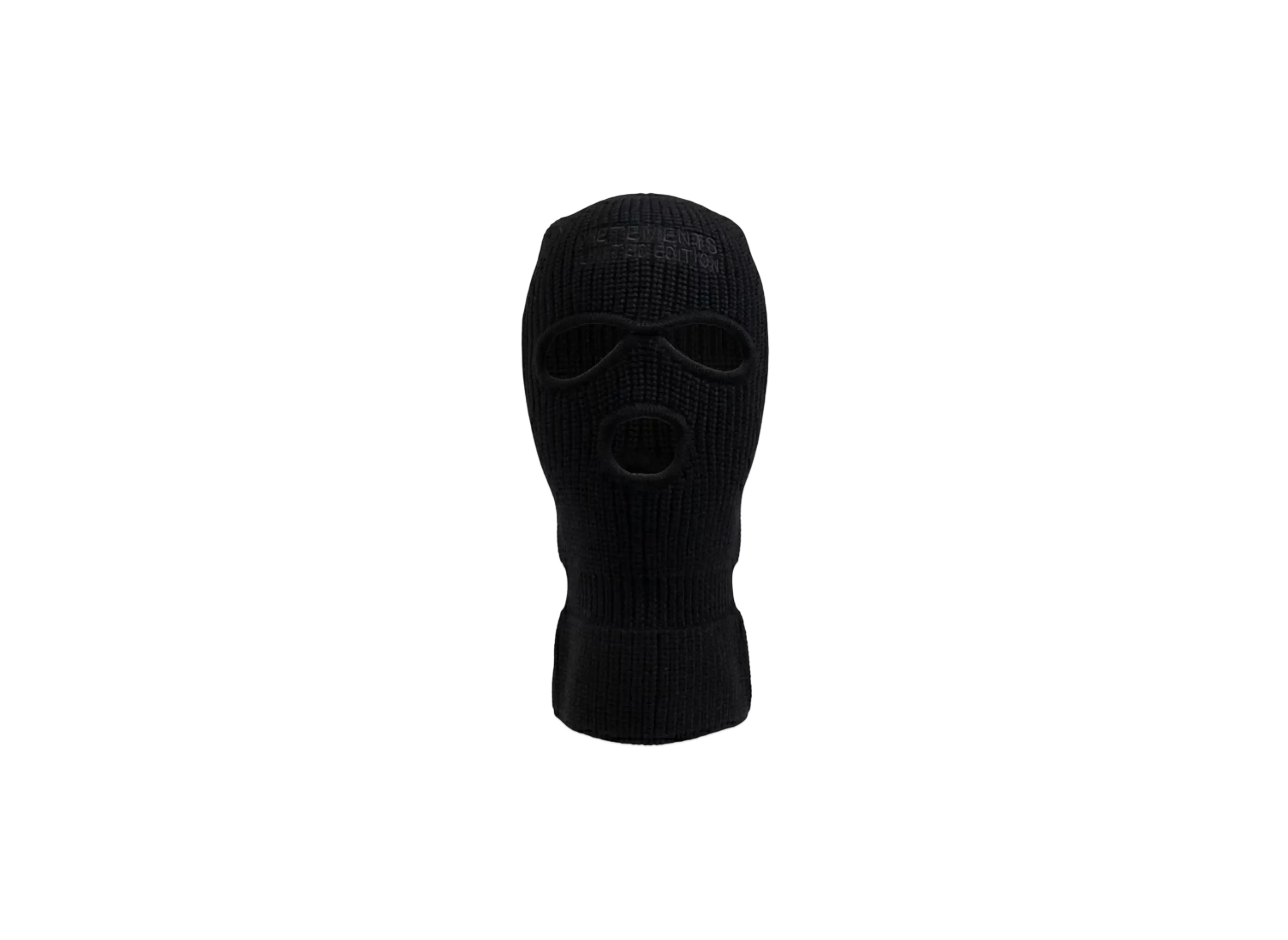 VETEMENTS Logo Balaclava "Black" UA65MA100B