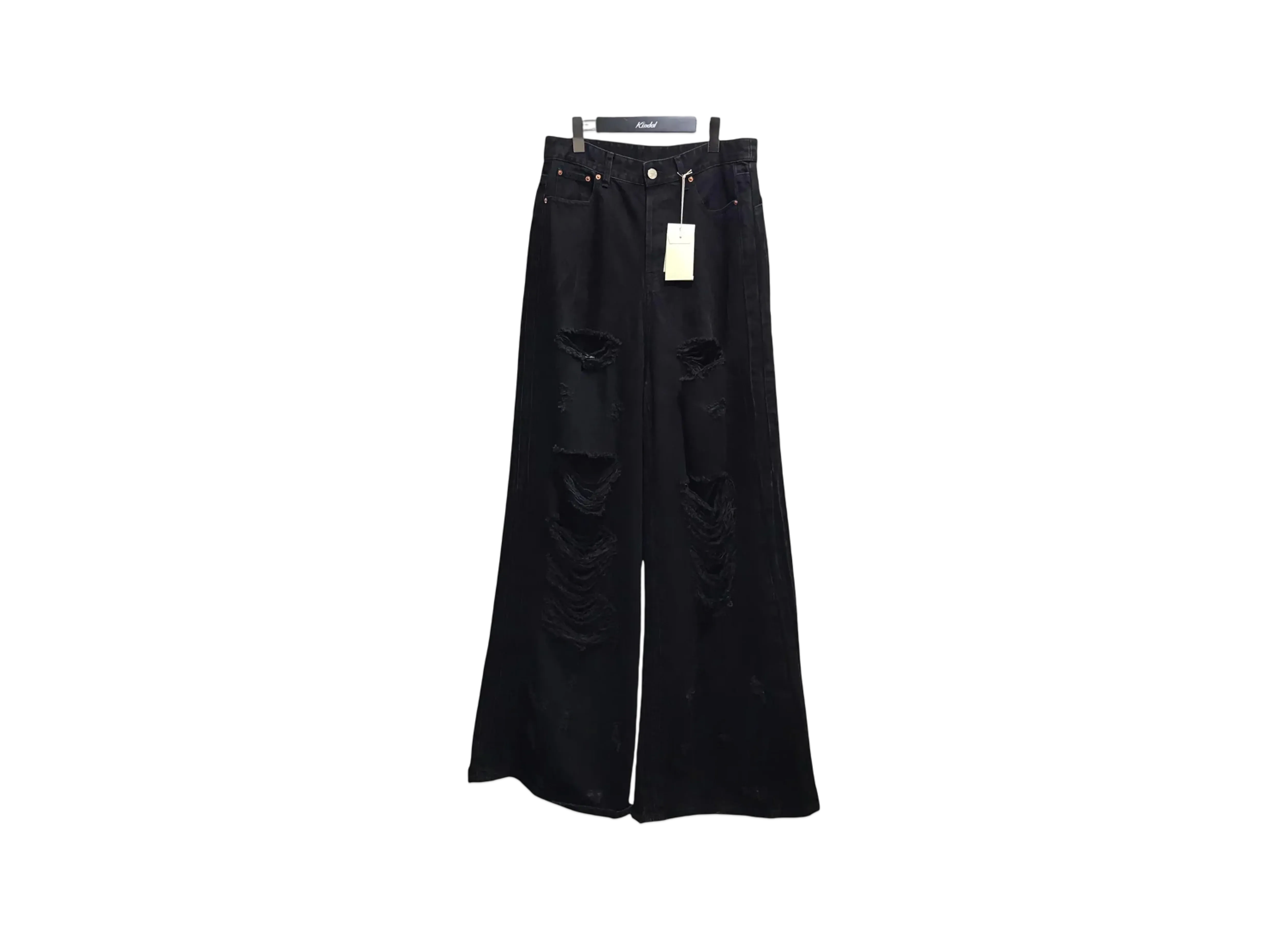 VETEMENTS Destroyed Jeans "Black" UE64PA130B