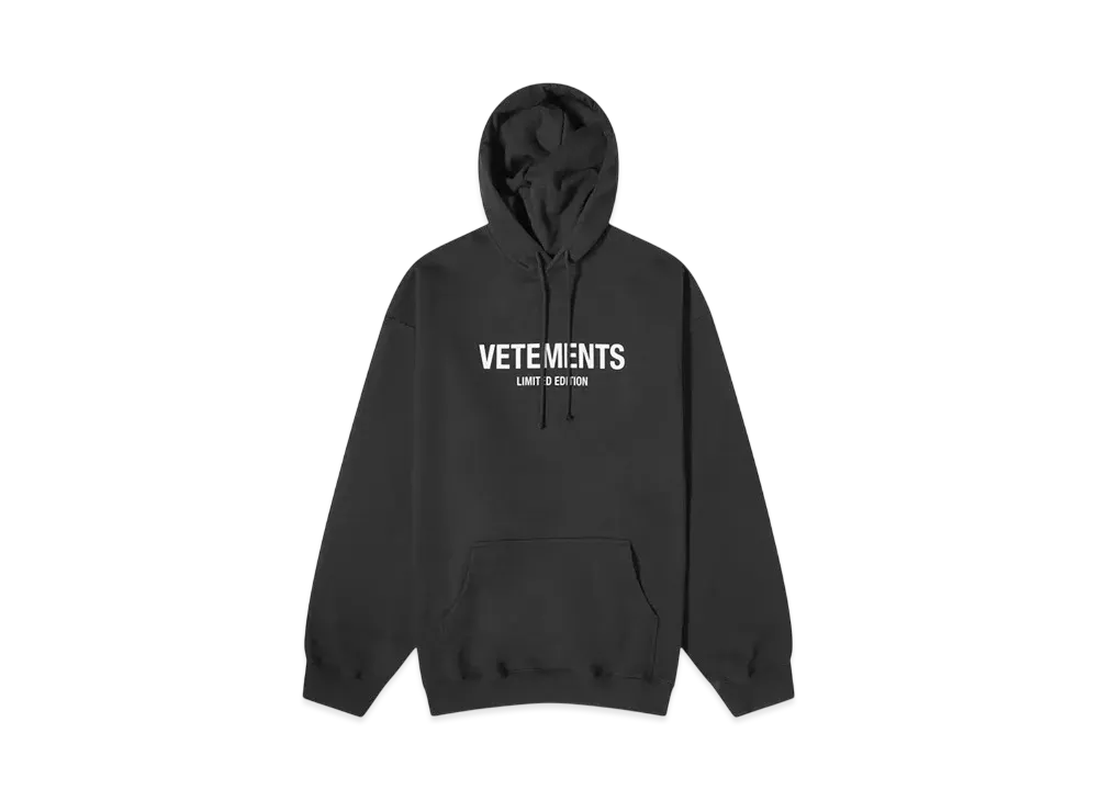 VETEMENTS Limited Edition Logo Hoodie "Black/White" UE64HD600B