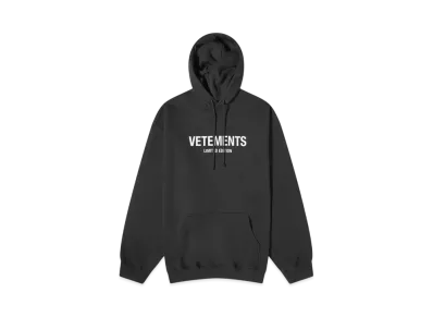 VETEMENTS Limited Edition Logo Hoodie "Black/White" UE64HD600B