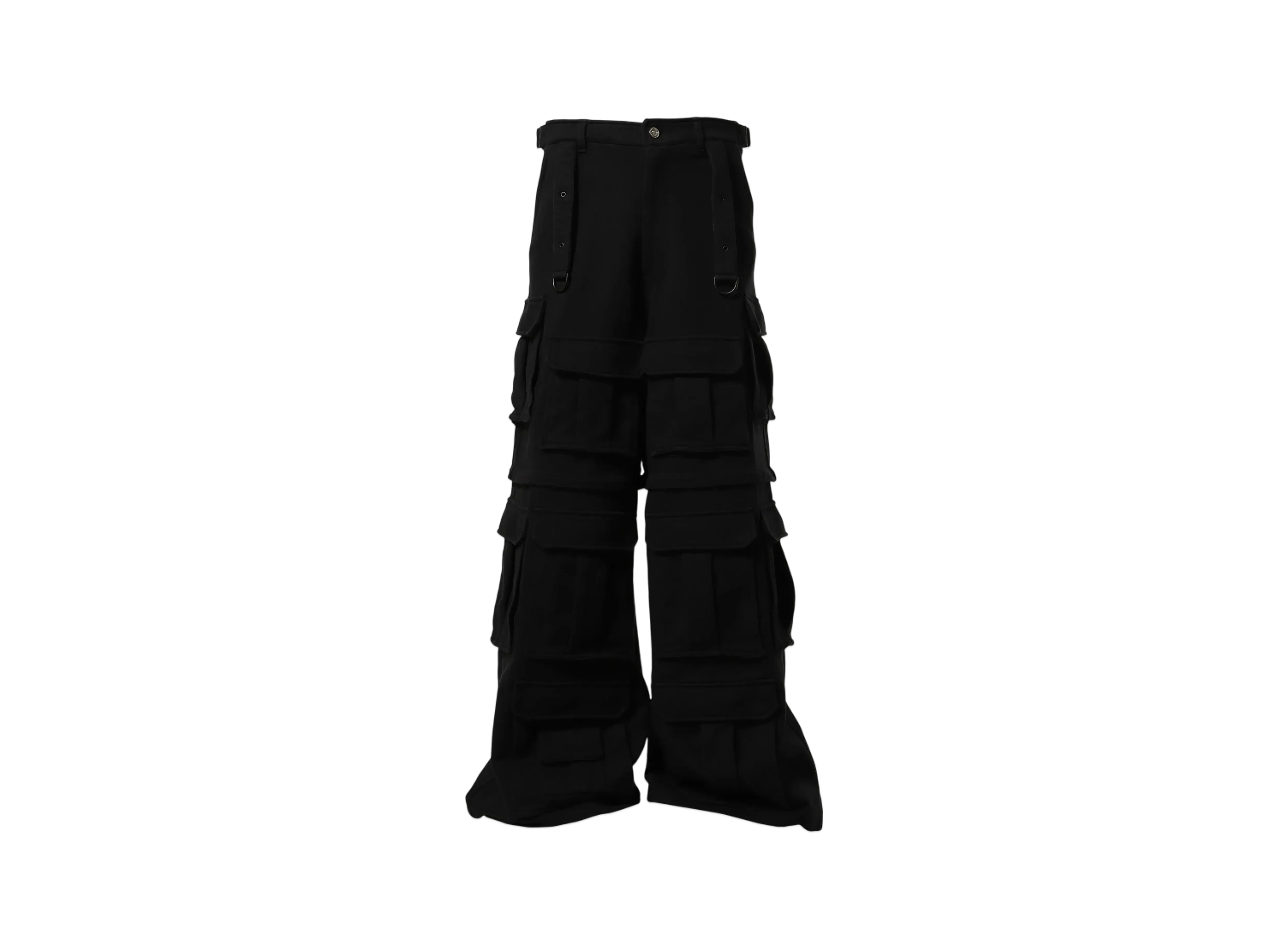 VETEMENTS Blackout Cargo Sweatpants "Black" UE64SP990B