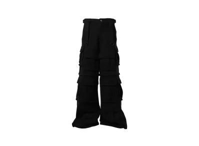 VETEMENTS Blackout Cargo Sweatpants "Black" UE64SP990B