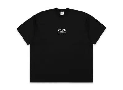 VETEMENTS Oval Logo Oversized T-Shirt "Black"