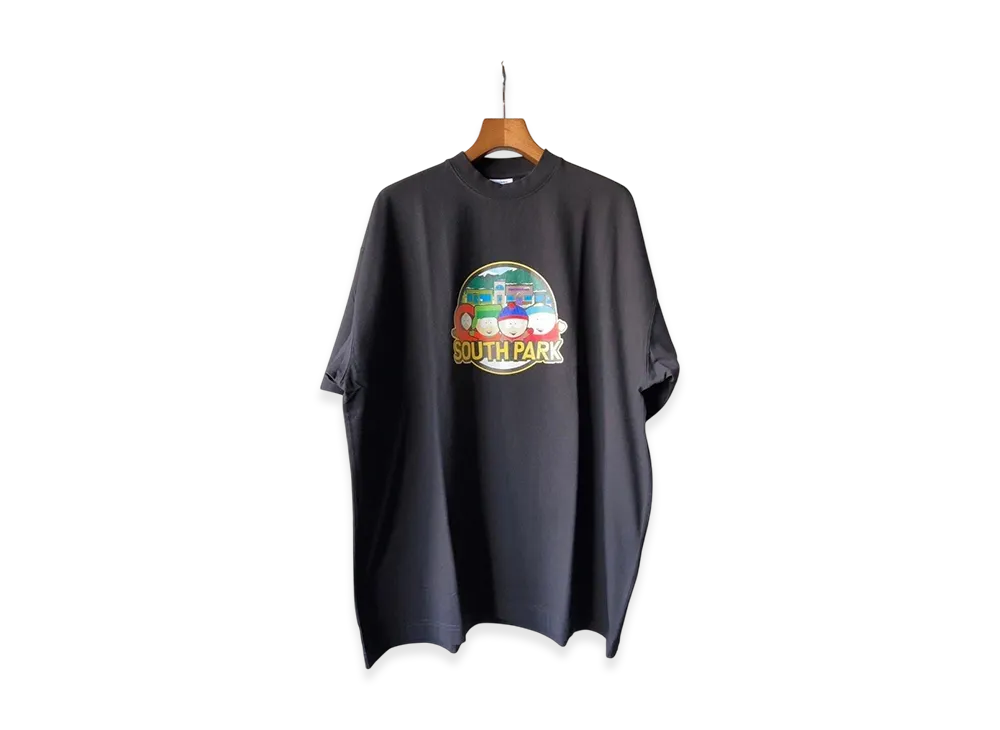 ヴェトモン x サウス パーク Tシャツ "ブラック"