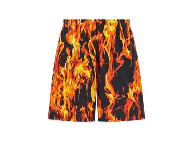 VETEMENTS Fire Shorts "Fire Print"