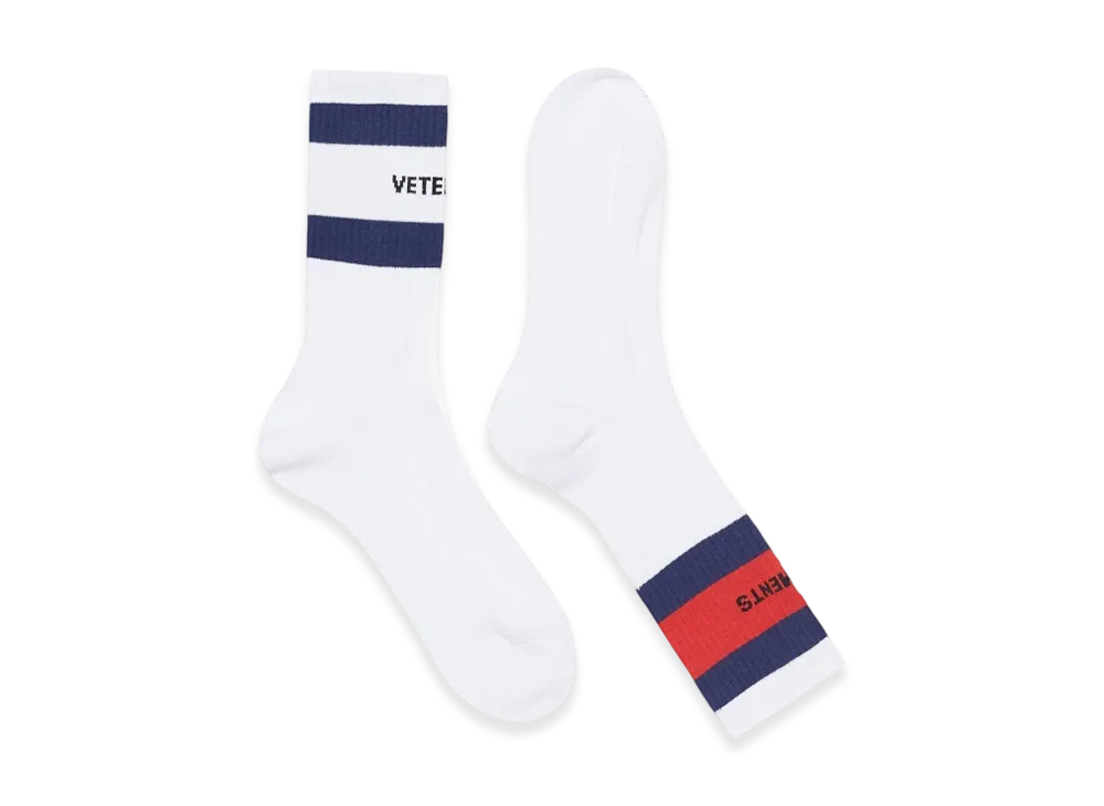 VETEMENTS x TOMMY HILFIGER Logo Socks "White"