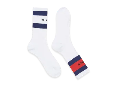 VETEMENTS x TOMMY HILFIGER Logo Socks "White"