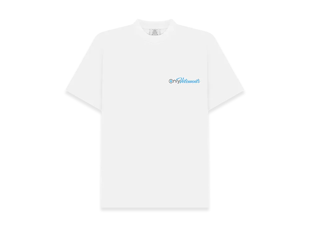 VETEMENTS Only Vetements Regular T-Shirt "White"
