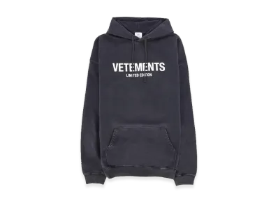 VETEMENTS Hoodie Parka "Black"