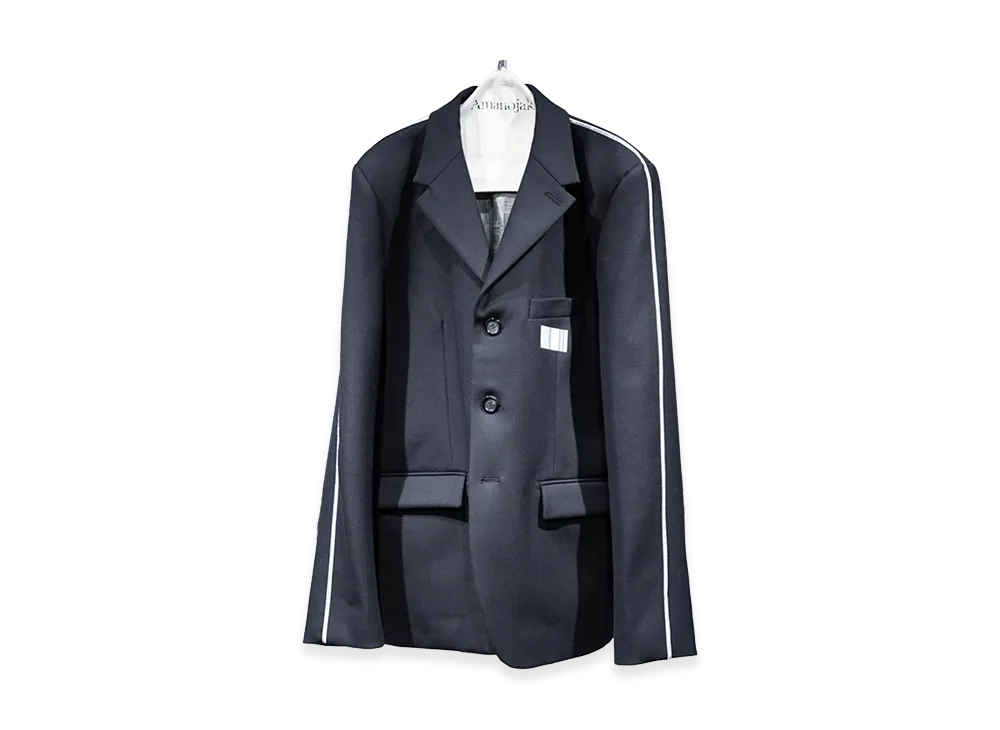VTMNTS Barcode Tailored Jacket "Black"