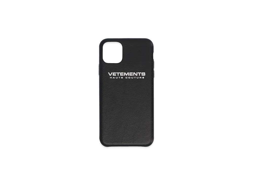 VETEMENTS Logo I-Phone 11 Pro Max Case "Black"