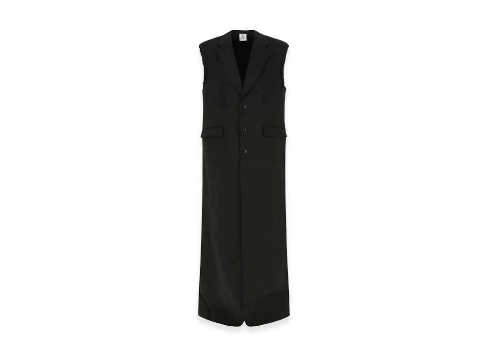 VETEMENTS Stretch Wool Coat "Black"