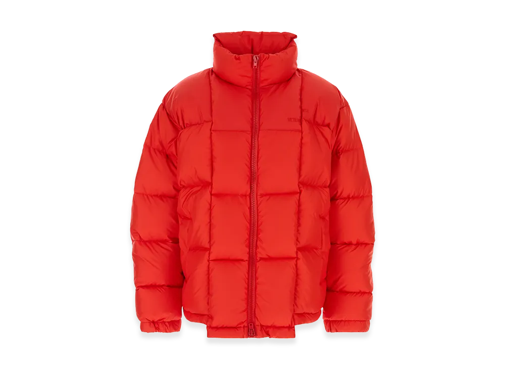 VETEMENTS Cut-Up Puffer Jacket "Red"