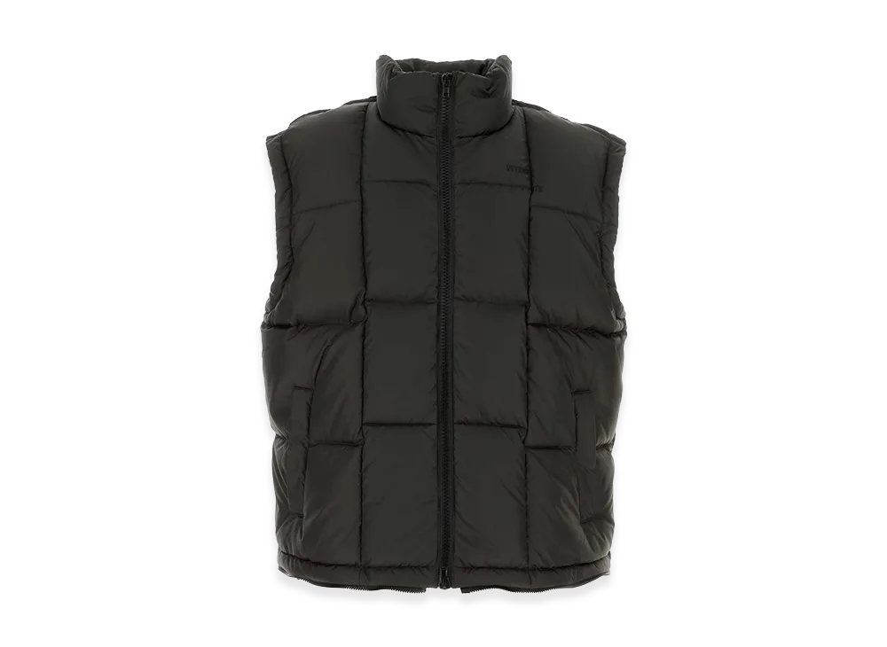 VETEMENTS Polyester Down Vest "Dark Brown"
