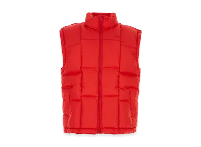VETEMENTS Cut-Up Puffer Vest "Red"