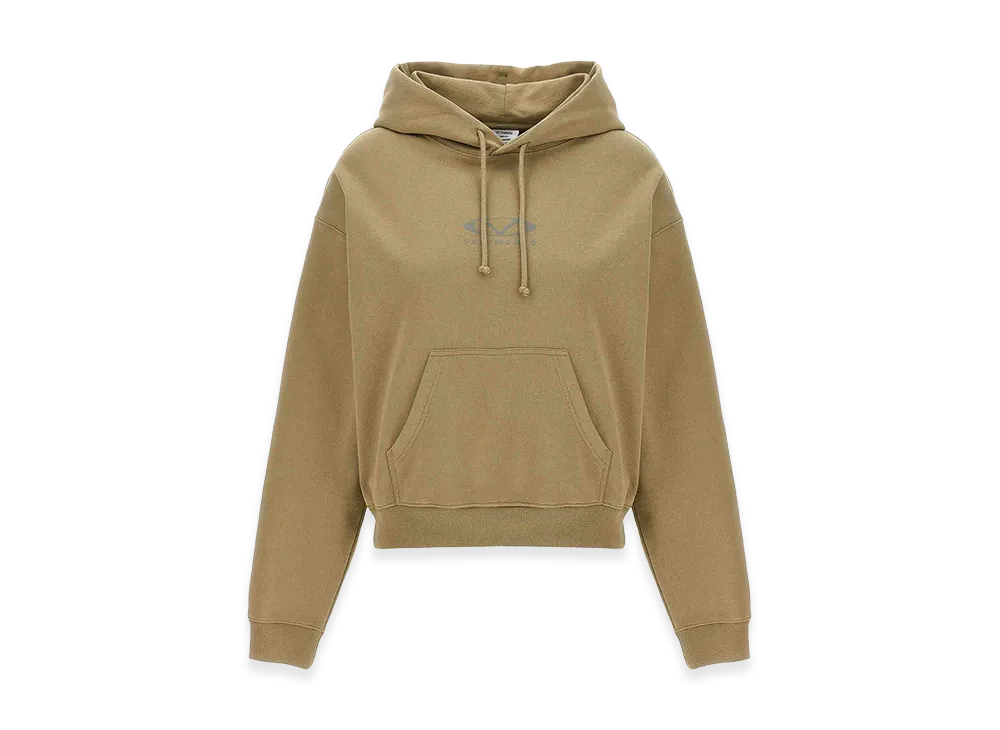 VETEMENTS Women's Oval Logo Hoodie "Beige"