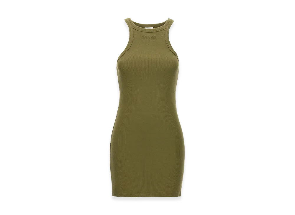 VETEMENTS Women's Racing Tank Top Dress "Green"