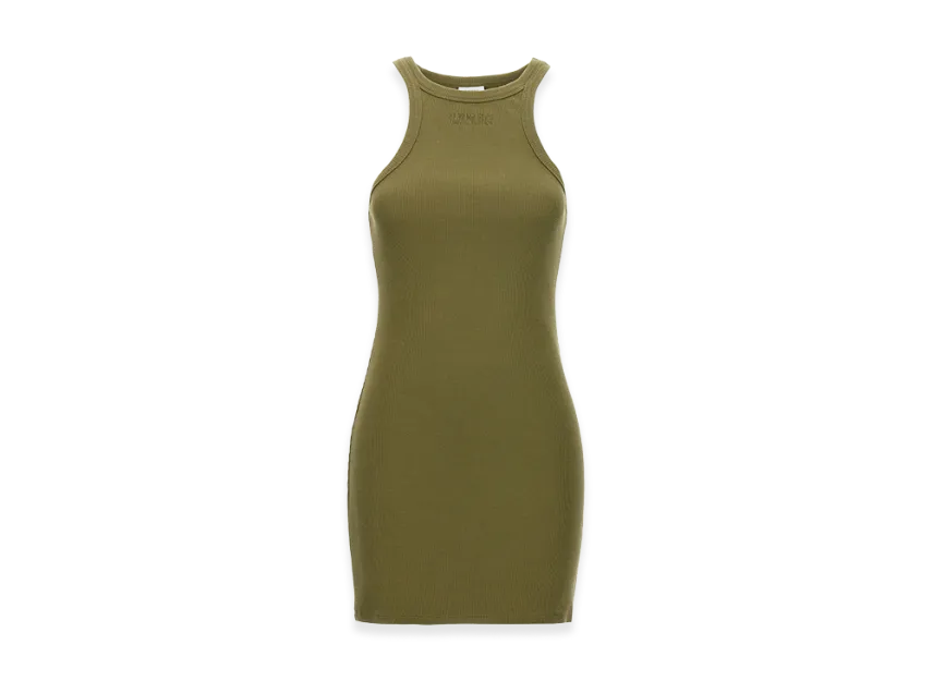 VETEMENTS Women's Racing Tank Top Dress "Green" | SNKRDUNK VETEMENTS Women's Racing Tank Top Dress "Green" | SNKRDUNK
