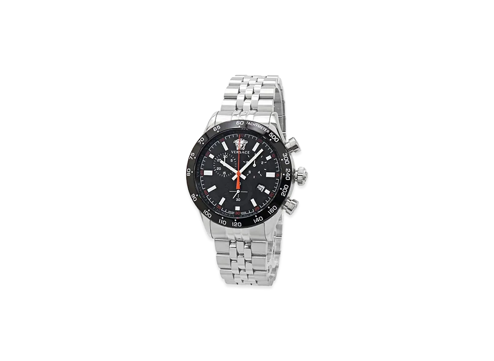 Versace Hellenyium Chrono 44mm "Silver"