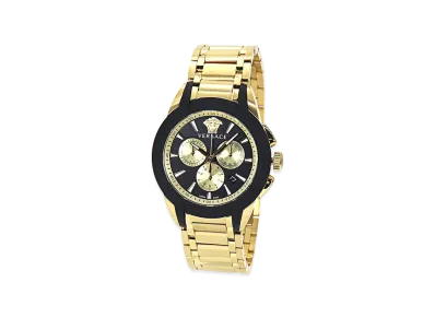 Versace Character Chrono Quartz Medusa 42mm "Gold/Black"