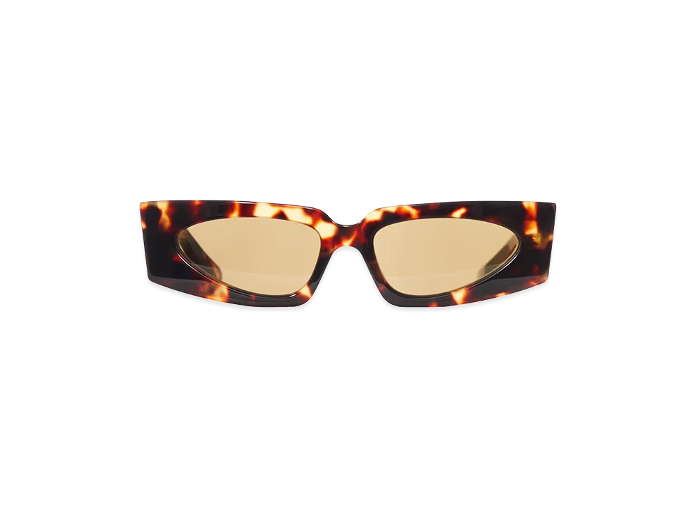 Valentino Women's Rectangular Acetate Sunglasses "Nude/Neutrals"