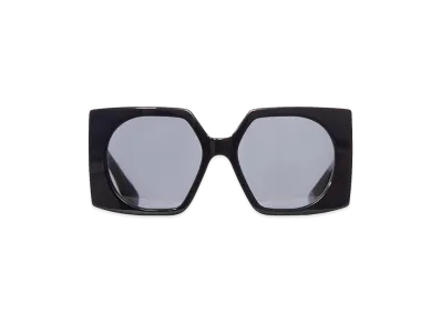 Valentino Women's Square Acetate Sunglasses "Black"