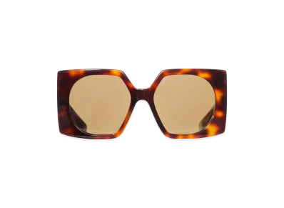 Valentino Women's Square Acetate Sunglasses "Nude/Neutrals"