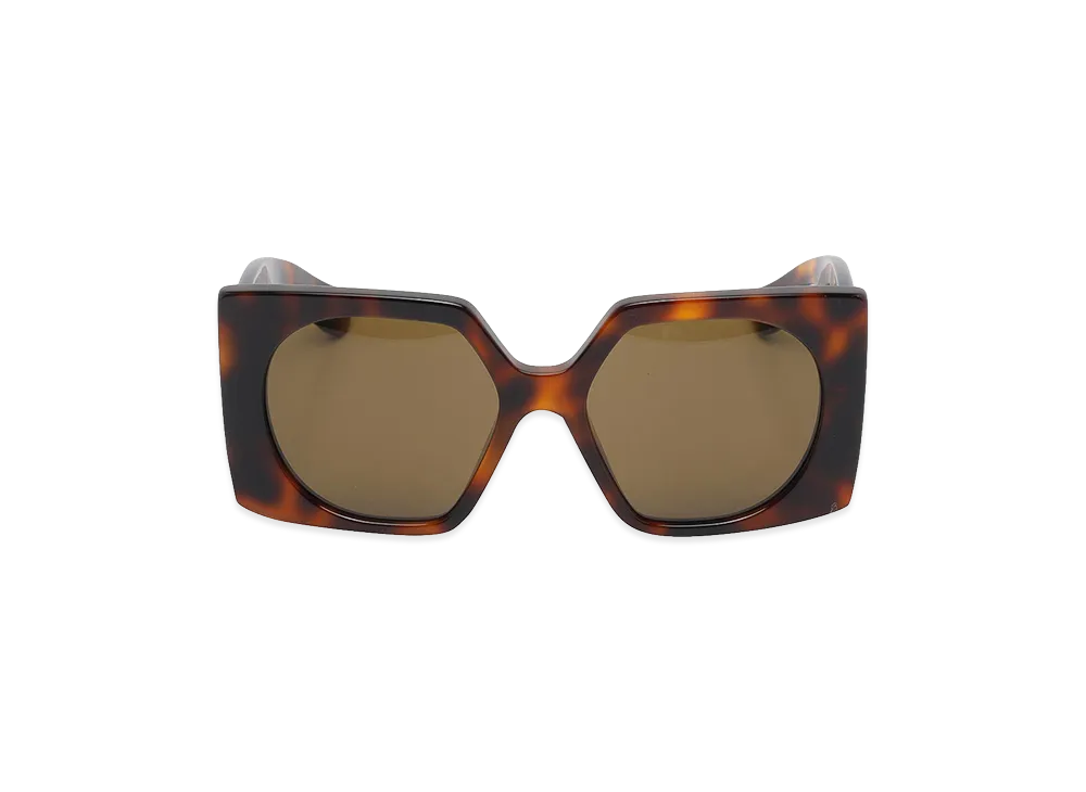 Valentino Women's Rectangular Sunglasses "Brown"