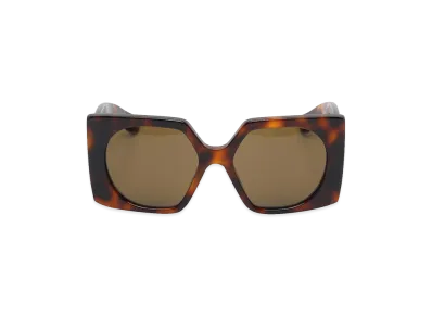 Valentino Women's Rectangular Sunglasses "Brown"