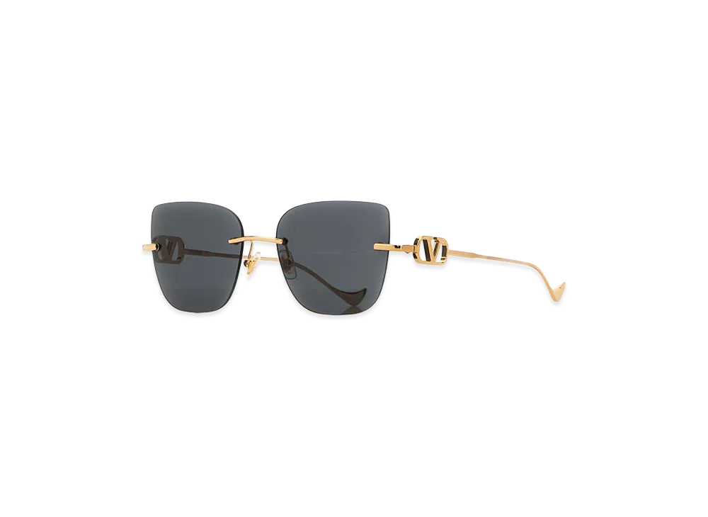 Valentino Women's Metal Sunglasses "Gold"