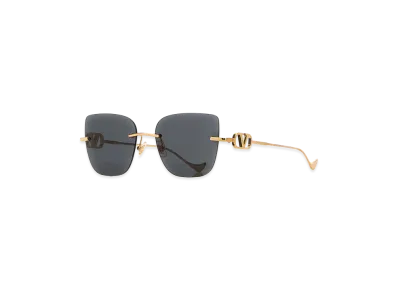 Valentino Women's Metal Sunglasses "Gold"