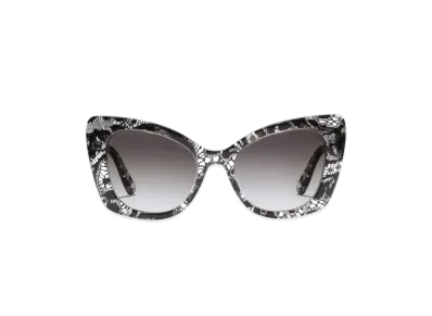 DOLCE&GABBANA DG Crossed Sunglasses "Black"