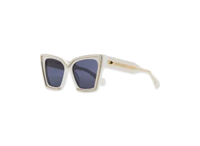 Valentino Women's Acetate V-Grace Sunglasses "White"
