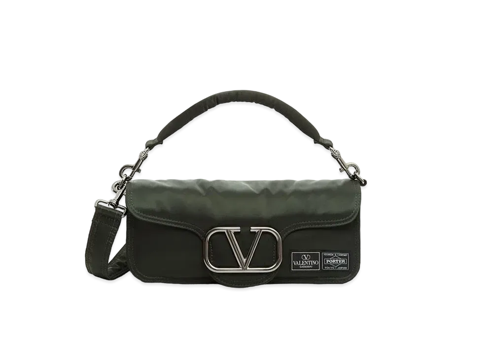 VALENTINO GARAVANI × PORTER Loco Bag Medium "Khaki"